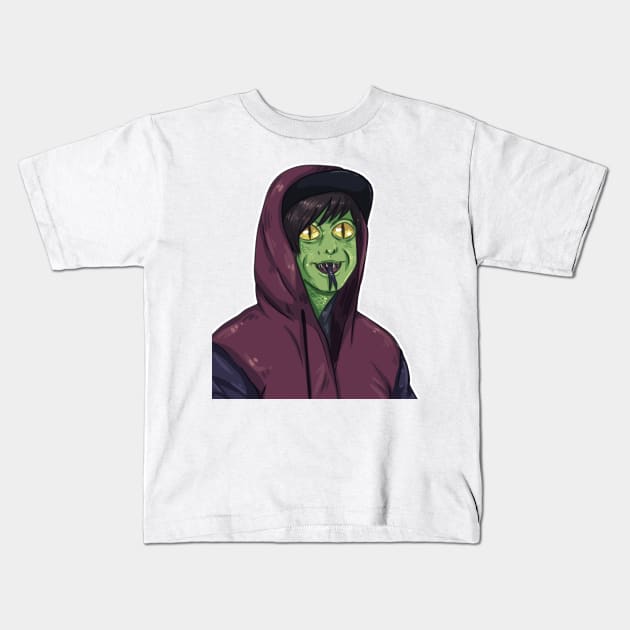 LeafyisHere Kids T-Shirt by uh.meg